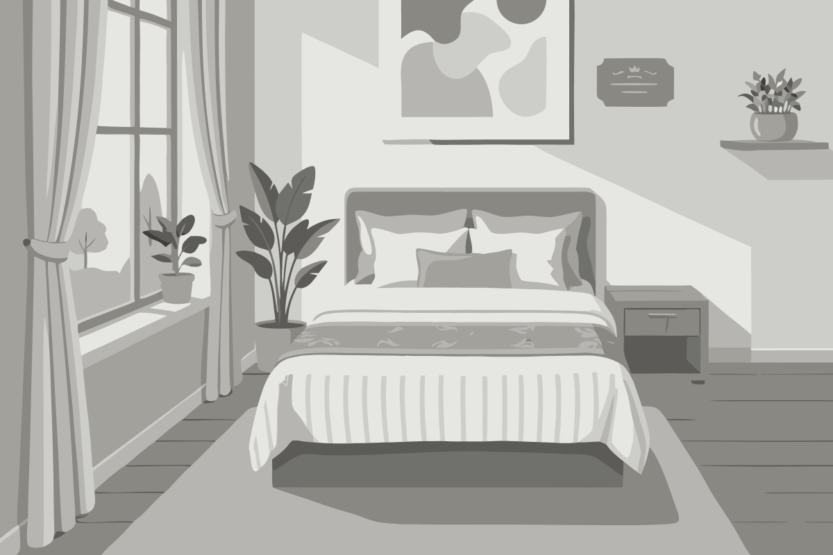 Apartmán Deluxe s 2 spálňami a výhľadom do záhrady